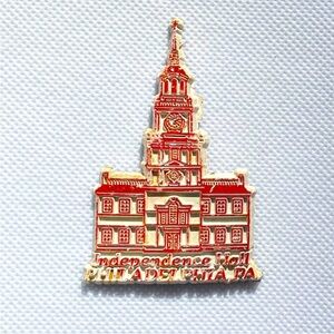 Independence Hall Philadelphia Souvenir Vintage Magnet
